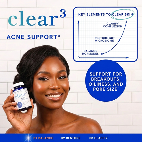 Clear Your Skin with DIM, Probiotics & Zinc